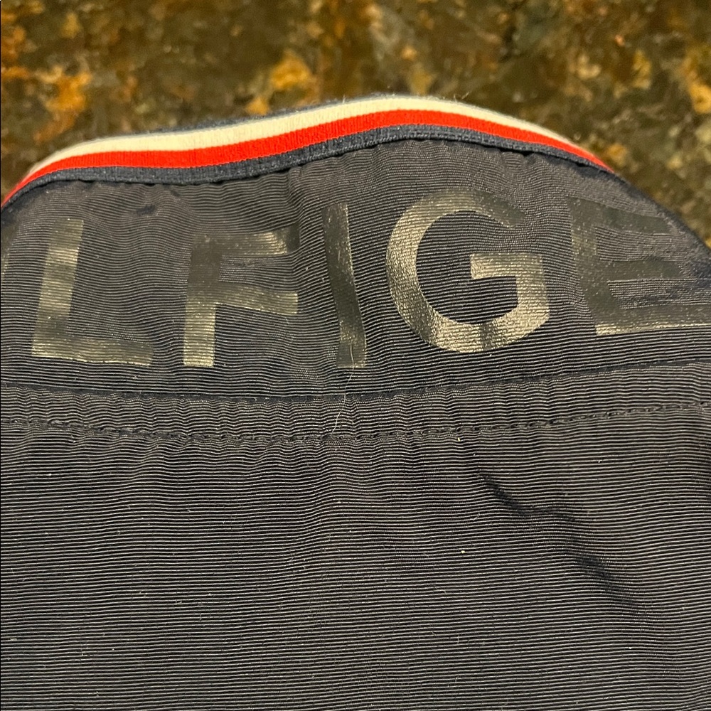 Boys Tommy Hilfiger Navy Jacket w/ Red & White Signature accent trim. Small 6/7 - Picture 6 of 7